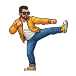 Tropeaks man fait un high kick